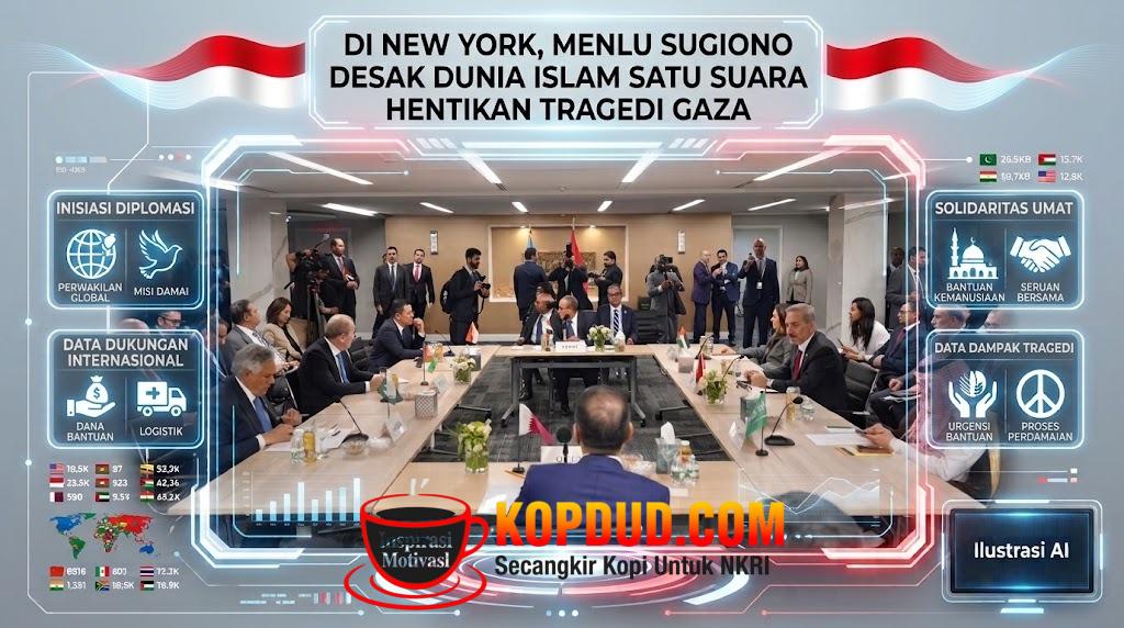 Di New York, Menlu Sugiono