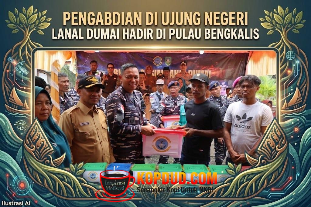 Pengabdian Di Ujung Negeri Lanal Dumai Hadir Di Pulau Bengkalis
