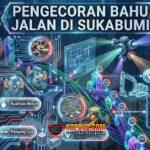 Bahu Jalan Parungkuda-Bojongpari di Sukabumi Dibeton