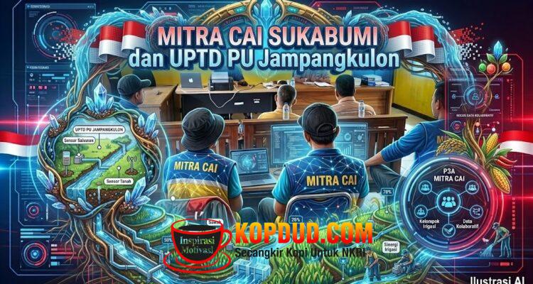 Jaga Pasokan Air Pertanian UPTD PU Jampangkulon Gandeng P3A Mitra Cai