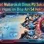 Petani Parungkuda Sumringah Irigasi DI Cipamatutan 54 Hektare Kini Berfungsi Normal